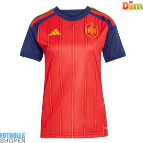 Billiga Spanien Hemmatröja Dam VM 2026 Kortärmad